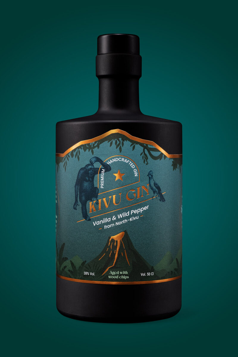 Kivu Gin bottle